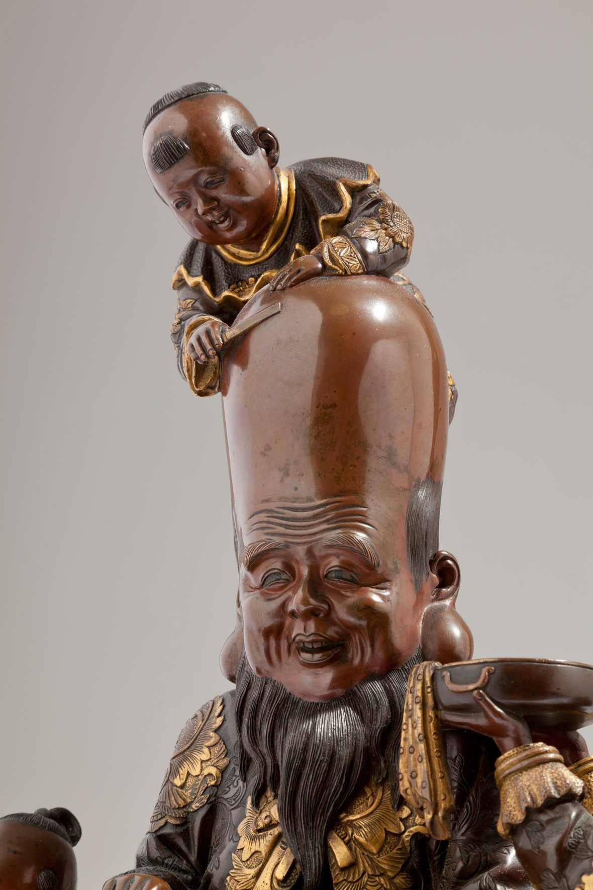 Bronze Miyao Man with Long Head